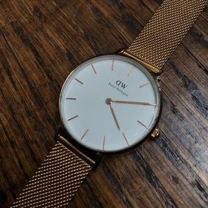 Rose Gold Daniel Wellington Watch